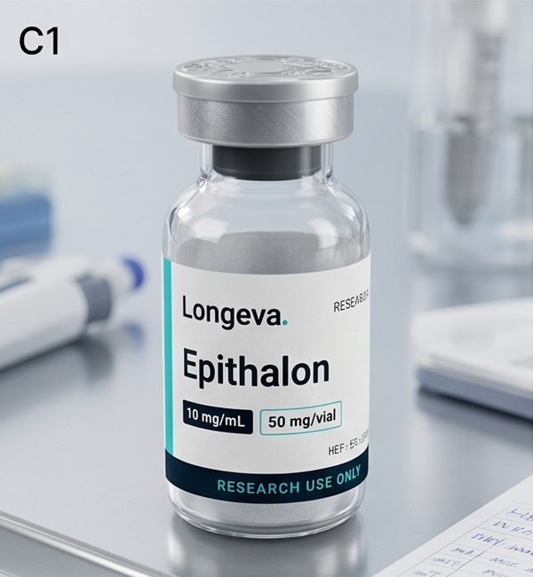 Vial de Epithalon — Longeva Research Biologics México